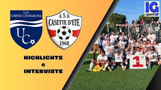 United Civitanova-Casette D'Ete 1-3 (Seconda Categoria Gir. E) - CASETTE D'ETE CAMPIONE