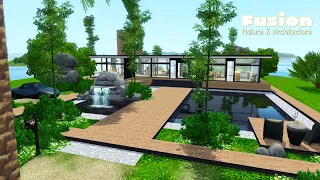 Fusion Nature & Architecture | No CC | Speed Build | The Sims 3