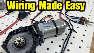 Power Window Motor Car Wiring - FOR BEGINNERS! @WiringRescue