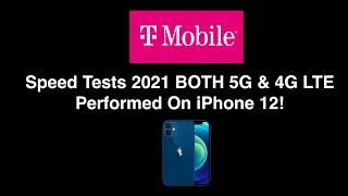 T Mobile Speed Test 2021 5G & 4G LTE - 5G VS 4G Speed Test T Mobile On iPhone 12 Mini!