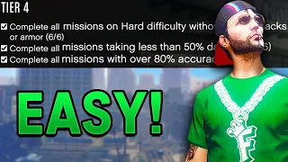 EASIEST Way To Complete Contact Missions Career Challenges (Tier 1 - Tier 4 Guide) | GTA Online