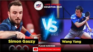 Highlight: Simon Gauzy VS Wang Yang | World Table Tennis  Championship | Houston 2021