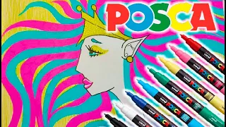 POSCA подробный обзор акриловых маркеров | POSCA detailed review of acrylic markers