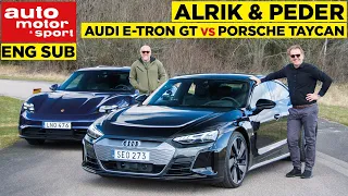 Förnuft & Känsla: Audi e-tron GT vs Porsche Taycan 4S | "Tvillingfajt!"