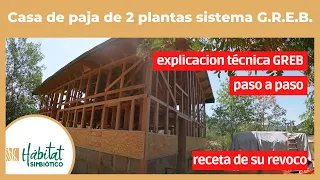 Casa de paja en 2 plantas técnica GREB estructural - HSTP #16