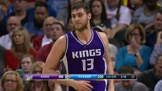 Georgios Papagiannis Scores Career-High 14 Pts, Grabs First Double-Double vs. Thunder