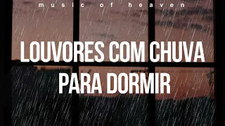 Louvores com Som Relaxante Chuva e Piano Para Orar, Dormir, Relaxar Estudar, Meditar