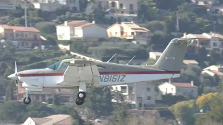 Piper PA-28RT-201T Turbo Arrow IV | Private owner | N8151Z | Landing at Cannes [4K]
