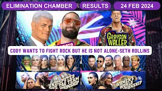 Elimination chamber Results 24 Feb 2024