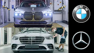 BMW 7 Series VS Mercedes S-Class | PRODUCTION Line Comparison