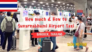 First time in Bangkok | NO RIP OFF Suvarnabhumi Airport Public Taxi | How to & How much for a taxi?