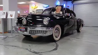 1948 Tucker 48 Torpedo # 21 in Black & Engine Sound on My Car Story with Lou Costabile