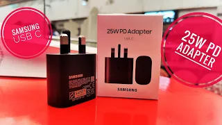 Samsung USB type C 25W PD Adapter Unboxing