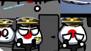 JAL 123 Animated in Countryballs