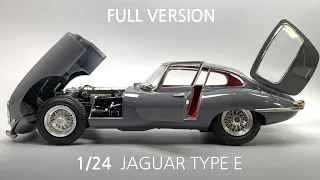 JAGUAR E-TYPE  1/24 HELLER build [Full version]