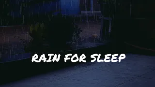 Goodbye Stress to Sleep with Rain Sounds For Sleeping - Dark Screen to Beat insomnia, Relax, Study