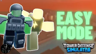 REWORKED "EASY MODE" with Starting Towers | ROBLOX TDS