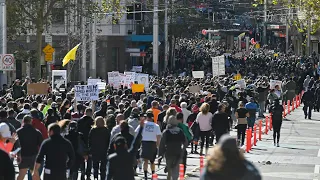 Großdemo gegen Corona-Lockdown in Sydney | AFP