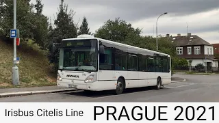 PRAGUE| Irisbus Citelis Line bus ride-Jízda autobusem Irisbus Citelis Line