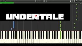 Undertale - Once Upon a Time - Synthesia - Piano - Tutorial - Easy