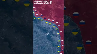 Battle of Severodonetsk (Ukraine War) #shorts #animation #map