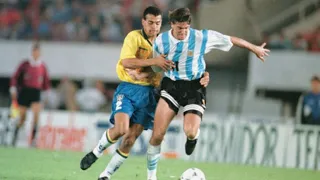 Argentina vs. Brazil | Copa América URUGUAY '95 | Quarter-Final
