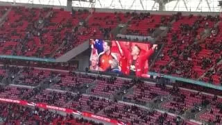 Manchester United Team Announcement With The Stone Roses 'This Is The One' - Wembley - 23.04.2016