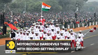 India's 74th Republic Day: Motorcycle Daredevils thrill with record-setting display at the parade