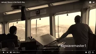 🔴 #TERRIFYING Footage. What It's Like On-Board a Ship In a North Sea STORM #waves  #Storm #ocean