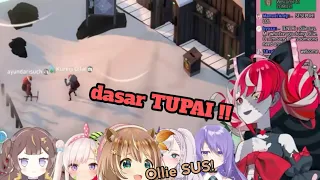 OLLIE PENGIN NYEMBUHIN RISU SENPAI TAPI...【 Hololive sub indo 】