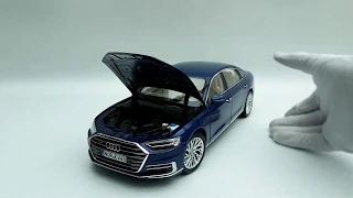 Audi A8 L D5 blue Norev 1/18