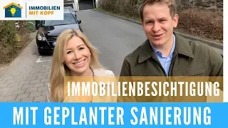 Immobilienbesichtigung einer zu sanierenden Wohnung