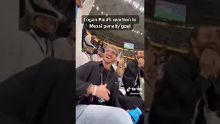 Logan Paul reacts to Messi penalty #shorts #worldcup