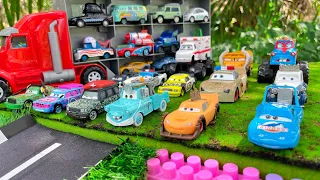 Disney Pixar Cars Lightning Mcqueen, Tow Mater, Sally Carerra, Chick Hicks, Jackson Storm, Cruz