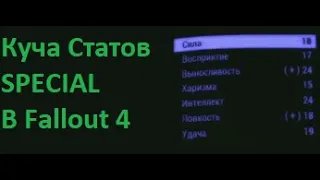 Максимум всех статов SPECIAL в Fallout 4