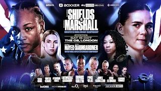 CLARESSA SHIELDS vs SAVANNAH MARSHALL Women's Middleweight World Title Fight Livestream & Commentary