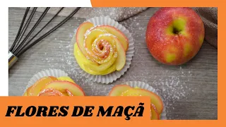 🌹FLORES de maçã🍎