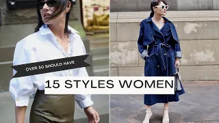 15 STYLES EVERY WOMAN OVER 50 SHOULD HAVE