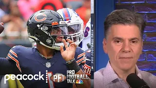 Matt Nagy leaving the door open for Justin Fields in Week 1 | Pro Football Talk | NBC Sports