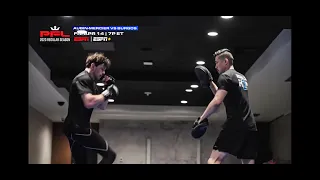 🎥 Behind the scenes Coach Ho training PFL World Champion Olivier Aubin-Mercier in Las Vegas.