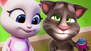 Talking Tom 😉 Challenge 🎭 チャレンジ 💙 Funny episodes collection | Super Toons TV アニメ