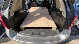 2015 Equinox SUV Camping Build Day 1