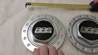 BBS RM Original center cap VS AliExpress replica center cap