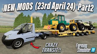 30+ NEW MODS (Part 2)! Krone BigLift, John Deere 445 & MUCH MORE! | FS22 | 23rd Apr 24.