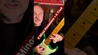 Jam Tips! Playing Over Changes: Add Triad Shapes To Minor Pentatonic. Quick Guitar Lesson