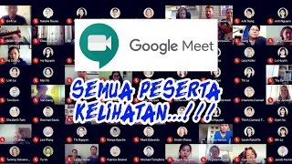 Cara Menampilkan Semua Peserta Google Meet (Grid View)