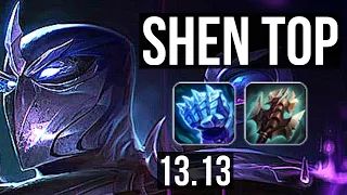 SHEN vs OLAF (TOP) | 4.0M mastery, 2/1/14, 2700+ games | NA Master | 13.13
