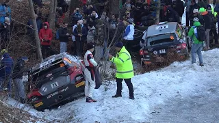 MANY CRASHES (Tanak, Katsuta, Munster) & FLAT OUT!! WRC Rallye Monte Carlo 2024