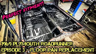 1969 Plymouth Roadrunner Restoration - Episode 3 - Floor Pan Replacement