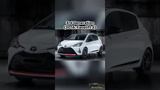 Evolution of Toyota Vitz │1999-2023 │#shorts #short #trending